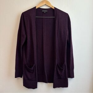 Banana Republic 100% Merino Wool Purple Women's Sweater Cardigan